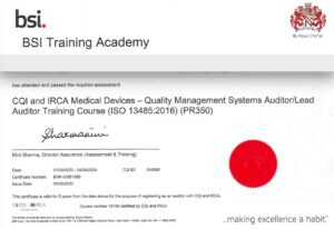 ISO 13485:2016-Quality Management System