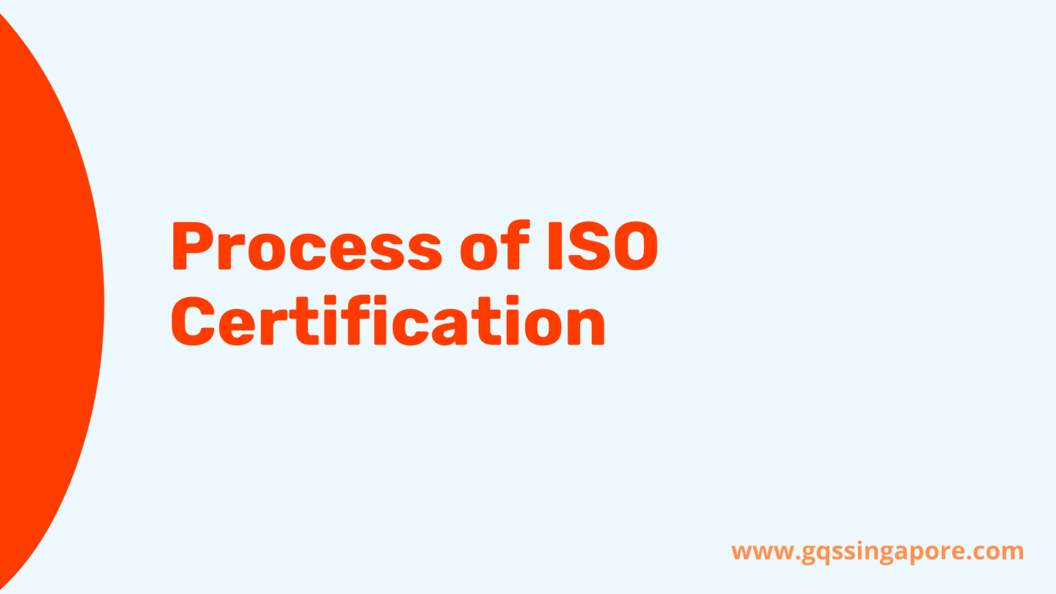 Iso Process Error Process of ISO Certification - GQS Singapore