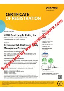 HMR Philippines first to be R2 Responsible recycling certified for Testing and Repair of laptops and Apple I phones, Apple I Pads